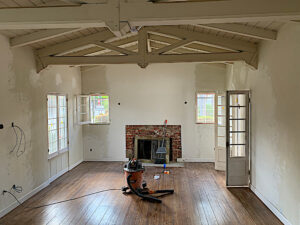 TV room after painting